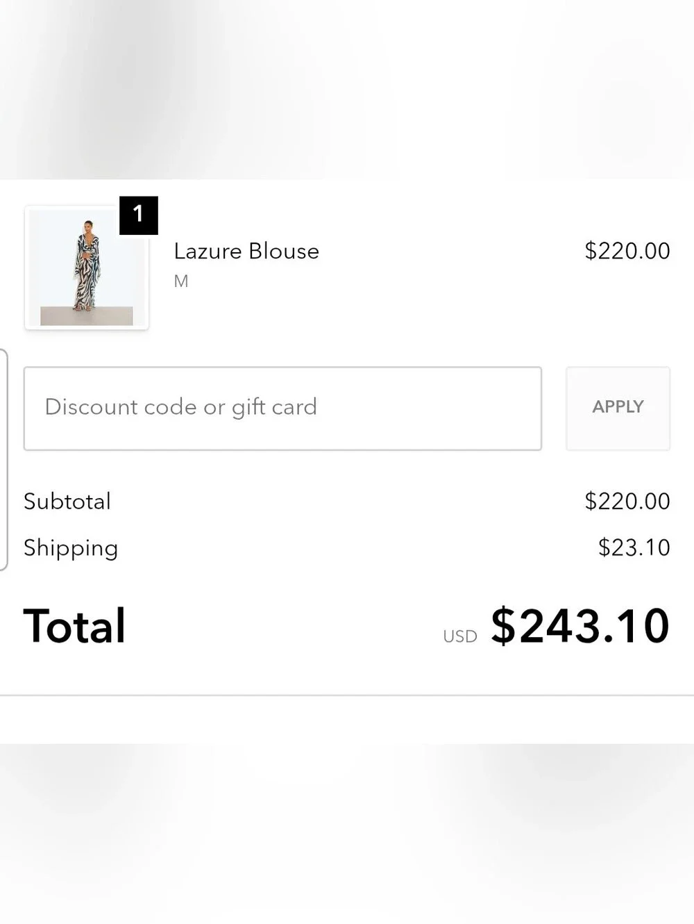Rat & Boa Navy and Cream Zebra Wrap Top and Maxi Skirt Set